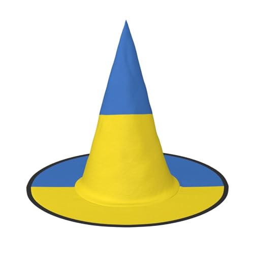 YQxwJL Hexenhut mit ukrainischer Flagge, zum Aufhängen, schwimmende Hexenhüte, für Halloween, Weihnachten, Party-Dekoration YQxwJL Hexenhut mit ukrainischer Flagge, zum Aufhängen, schwimmende Hexenhüte, für Halloween, Weihnachten, Party-Dekoration von YQxwJL