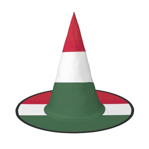 YQxwJL Hexenkappe mit ungarischer Flagge, Zaubererhut, Hexenhutdekorationen, hängende schwimmende Veranda-Dekoration YQxwJL Hexenkappe mit ungarischer Flagge, Zaubererhut, Hexenhutdekorationen, hängende schwimmende Veranda-Dekoration von YQxwJL