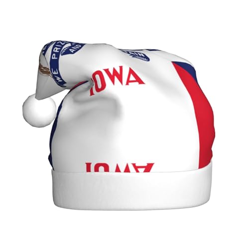 YQxwJL Iowa Weihnachtsmannmütze, Schneemann, Plüsch, Weihnachtsdekoration, Hüte für Weihnachten, Urlaub, Partyzubehör YQxwJL Iowa Weihnachtsmannmütze, Schneemann, Plüsch, Weihnachtsdekoration, Hüte für Weihnachten, Urlaub, Partyzubehör von YQxwJL