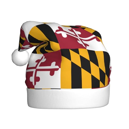 YQxwJL Maryland State Flag Print Santa Hats Snowman Plush Christmas Decorations Hats for Christmas Holiday Party Supplies YQxwJL Maryland State Flag Print Santa Hats Snowman Plush Christmas Decorations Hats for Christmas Holiday Party Supplies von YQxwJL