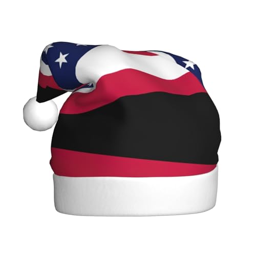 YQxwJL Ohio State Flag Print Weihnachtsmannmützen Schneemann Plüsch Weihnachtsdekorationen Hüte für Weihnachten Urlaub Party Supplies YQxwJL Ohio State Flag Print Weihnachtsmannmützen Schneemann Plüsch Weihnachtsdekorationen Hüte für Weihnachten Urlaub Party Supplies von YQxwJL