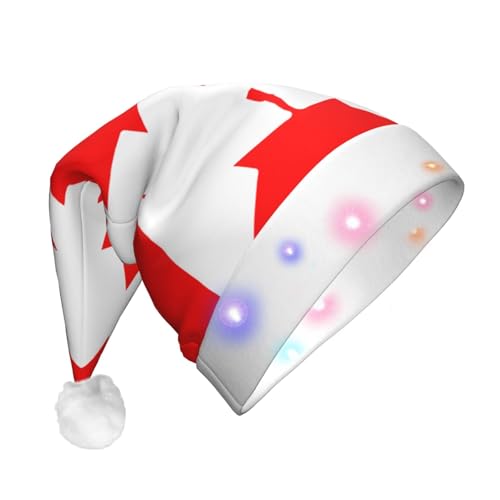 YQxwJL Weihnachts-Partyhüte mit kanadischem Flaggen-Druck, für Erwachsene, Damen, Herren YQxwJL Weihnachts-Partyhüte mit kanadischem Flaggen-Druck, für Erwachsene, Damen, Herren von YQxwJL