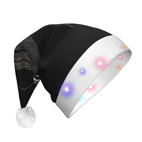 YQxwJL Weihnachts-Partyhüte mit schwarzem Libellen-Druck für Erwachsene, Damen, Herren YQxwJL Weihnachts-Partyhüte mit schwarzem Libellen-Druck für Erwachsene, Damen, Herren von YQxwJL