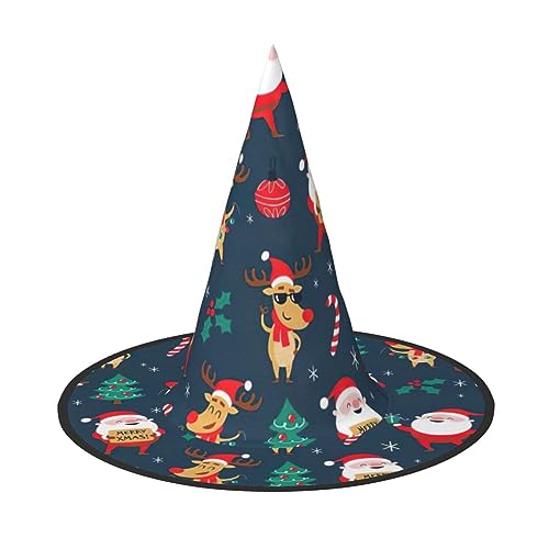 YQxwJL Weihnachtsmann-Hexenhut, Hexenhut, zum Aufhängen, schwimmende Hexenhüte, für Halloween, Weihnachten, Party-Dekoration YQxwJL Weihnachtsmann-Hexenhut, Hexenhut, zum Aufhängen, schwimmende Hexenhüte, für Halloween, Weihnachten, Party-Dekoration von YQxwJL