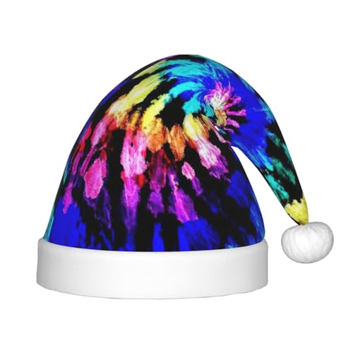 YQxwJL Weihnachtsmannhut bedruckt Tribal Exotisch Tie Dye Stil Weihnachtsmannhut Winter Urlaub Hut für Weihnachtsfeier Zubehör YQxwJL Weihnachtsmannhut bedruckt Tribal Exotisch Tie Dye Stil Weihnachtsmannhut Winter Urlaub Hut für Weihnachtsfeier Zubehör von YQxwJL