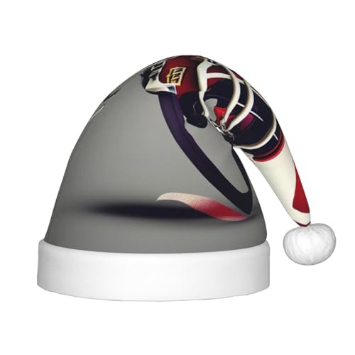 YQxwJL Weihnachtsmütze mit American Football-Aufdruck, Weihnachtsmütze, Winterurlaubsmütze für Weihnachten, Party, Zubehör YQxwJL Weihnachtsmütze mit American Football-Aufdruck, Weihnachtsmütze, Winterurlaubsmütze für Weihnachten, Party, Zubehör von YQxwJL