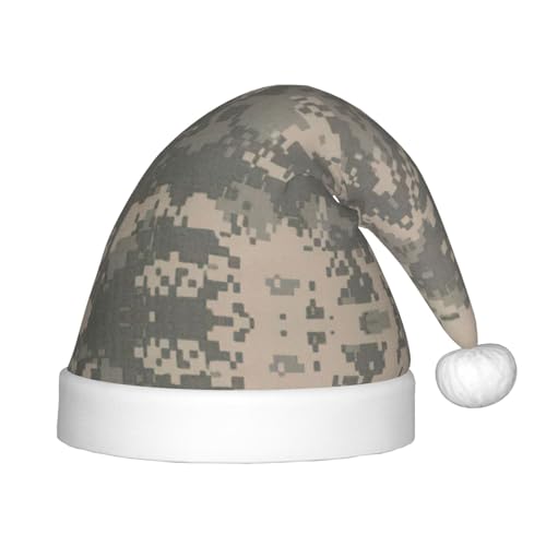YQxwJL Weihnachtsmütze mit digitalem Camouflage-Druck, Weihnachtsmannmütze, Weihnachtsmütze, Winterurlaubsmütze für Weihnachten, Party, Zubehör YQxwJL Weihnachtsmütze mit digitalem Camouflage-Druck, Weihnachtsmannmütze, Weihnachtsmütze, Winterurlaubsmütze für Weihnachten, Party, Zubehör von YQxwJL