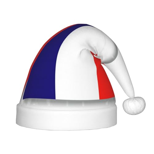YQxwJL Weihnachtsmütze mit französischer Flagge, Weihnachtsmütze, Winterurlaubsmütze für Weihnachten, Party, Zubehör YQxwJL Weihnachtsmütze mit französischer Flagge, Weihnachtsmütze, Winterurlaubsmütze für Weihnachten, Party, Zubehör von YQxwJL