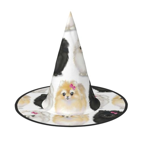 YQxwJL Zwergspitz-Druck, Hexenhut, zum Aufhängen, schwimmende Hexenhüte, für Halloween, Weihnachten, Party-Dekoration YQxwJL Zwergspitz-Druck, Hexenhut, zum Aufhängen, schwimmende Hexenhüte, für Halloween, Weihnachten, Party-Dekoration von YQxwJL