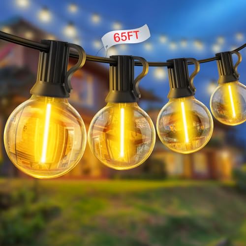 YRATERVSR Lichterkette Außen 20M Lichterkette Outdoor mit 25+2 G40 Glühbirnen Lichterkette Wasserdicht LED außen für Garten Camping Pavillon Terrasse Hochzeiten Partys YRATERVSR Lichterkette Außen 20M Lichterkette Outdoor mit 25+2 G40 Glühbirnen Lichterkette Wasserdicht LED außen für Garten Camping Pavillon Terrasse Hochzeiten Partys von YRATERVSR