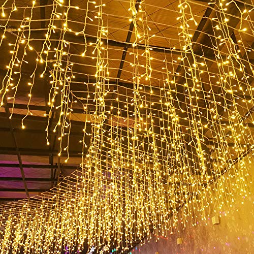 YRHome 10m 400LEDs Lichterkette Lichtervorhang LED Eisregen Warmweiß Regenkette 8 Modi Speicherfunktion Innen Außen IP44 Wasserfest für Weihnachten Hochzeit Halloween Traufe Party Garten YRHome 10m 400LEDs Lichterkette Lichtervorhang LED Eisregen Warmweiß Regenkette 8 Modi Speicherfunktion Innen Außen IP44 Wasserfest für Weihnachten Hochzeit Halloween Traufe Party Garten von YRHome