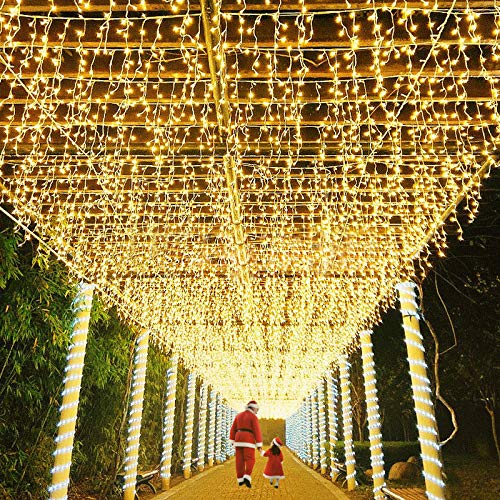 YRHome 15m 600LEDs Lichterkette Lichtervorhang LED Eisregen Warmweiß Regenkette 8 Modi Speicherfunktion Innen Außen IP44 Wasserfest für Weihnachten Hochzeit Halloween Traufe Party Garten YRHome 15m 600LEDs Lichterkette Lichtervorhang LED Eisregen Warmweiß Regenkette 8 Modi Speicherfunktion Innen Außen IP44 Wasserfest für Weihnachten Hochzeit Halloween Traufe Party Garten von YRHome