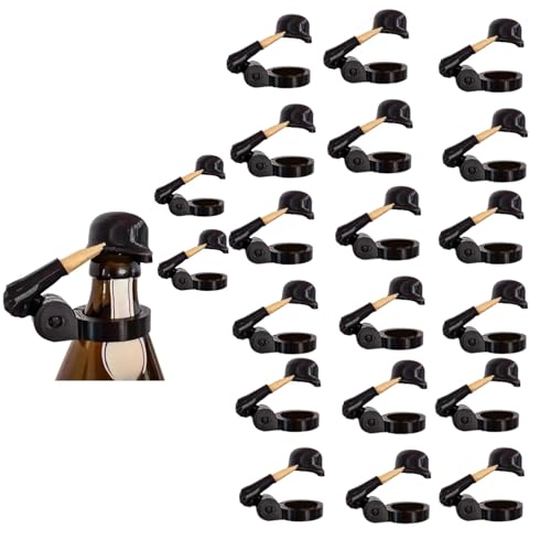 YRSM-MR 10pcs Soldier Salute Bierflaschenhelm, wiederverwendbar, dekorativ, staubdicht, dekorative Bierflaschenverschlüsse für Handwerk, Grillparty, Bar, Veteranen, aktive Soldaten-Liebhaber YRSM-MR 10pcs Soldier Salute Bierflaschenhelm, wiederverwendbar, dekorativ, staubdicht, dekorative Bierflaschenverschlüsse für Handwerk, Grillparty, Bar, Veteranen, aktive Soldaten-Liebhaber von YRSM-MR
