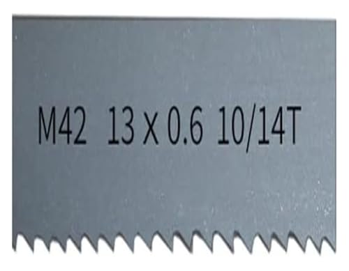 9";M42 Bi-Metall 1/2" Bandsägeblätter. 1510, 1511, 1570, 1575 mm x 13 x 0,6 mm mit 6, 14Tpi. Bandsägeblatt for Schneiden von Hartholz, Metall(10 14tpi,1575mm) von YRTHFJTJ