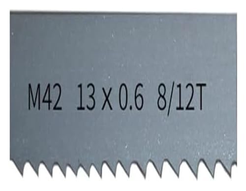 9";M42 Bi-Metall 1/2" Bandsägeblätter. 1510, 1511, 1570, 1575 mm x 13 x 0,6 mm mit 6, 14Tpi. Bandsägeblatt for Schneiden von Hartholz, Metall(8 12tpi,1570mm) von YRTHFJTJ