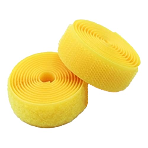 Klettband for Aufnähen, 25 mm, nicht selbstklebender Nylonstreifenverschluss(Yellow,25MM x 25 Yards) von YRTHFJTJ