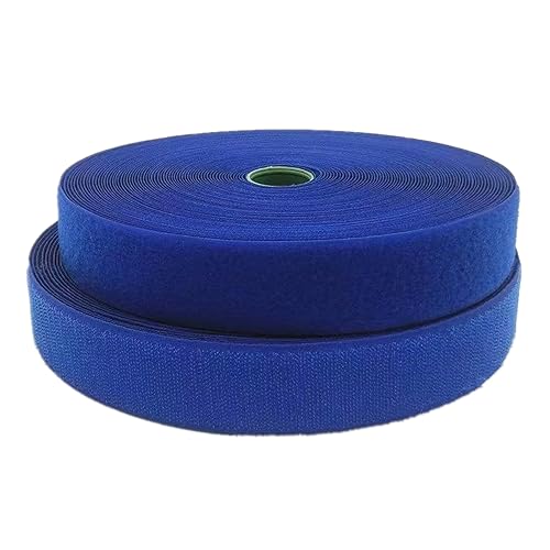 Klettband for Aufnähen, 25 mm breit, nicht selbstklebende Nylon-Nähstreifen for Aufnähen for Kleidung, Stoffreparatur und Säumen(Blue,25MM x 5 Yards) von YRTHFJTJ