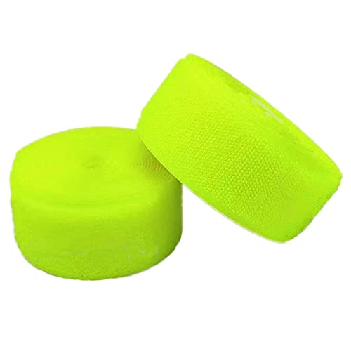 Klettband for Aufnähen, 38 mm, nicht selbstklebender Nylonstreifenverschluss(Fluorescent Yellow,38MM x 10 Yards) von YRTHFJTJ