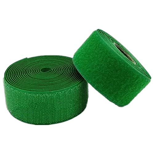 Klettband for Aufnähen, 50 mm, nicht selbstklebender Nylonstreifenverschluss(Grass Green,50MM x 2 Yards) von YRTHFJTJ