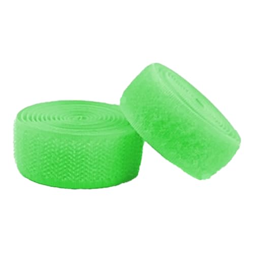 Klettband for Aufnähen, nicht selbstklebender Nylon-Gewebeverschluss, 25 mm breit(Fluorescent Green,25MM x 5Yard) von YRTHFJTJ