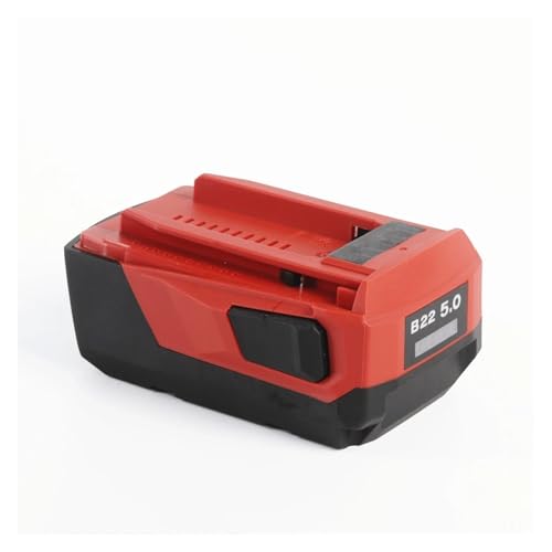 YRTRTTU B22 22 V 5 Ah Lithium-Ionen-Akku mit hoher Kapazität als Ersatz, kompatibel mit Hilti B22, 18 V, 21,6 V, 22 V, Akku for Akku-Elektrowerkzeuge und Hämmer YRTRTTU B22 22 V 5 Ah Lithium-Ionen-Akku mit hoher Kapazität als Ersatz, kompatibel mit Hilti B22, 18 V, 21,6 V, 22 V, Akku for Akku-Elektrowerkzeuge und Hämmer von YRTRTTU