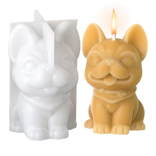 Hunde Silikonformen Gießformen, 3D Kerzenform gießformen niedlicher Tiere Silikonform Epoxidharz-Formen für Kerzen, Sojawachs Kerzen, Handwerk Hunde Silikonformen Gießformen, 3D Kerzenform gießformen niedlicher Tiere Silikonform Epoxidharz-Formen für Kerzen, Sojawachs Kerzen, Handwerk von YRTUOP