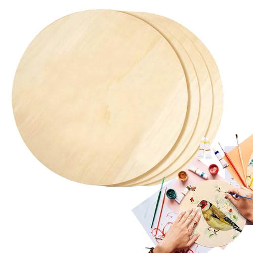 YRTUOP Holzkreise für Handwerk, Holzkreise für Handwerk,4 Stücke unvollendeter natürlicher Holz Rohling -Runden - Rustikale Handwerksvorräte und -materialien für Zuhause, Wandkunst, saisonal, Urlaub, YRTUOP Holzkreise für Handwerk, Holzkreise für Handwerk,4 Stücke unvollendeter natürlicher Holz Rohling -Runden - Rustikale Handwerksvorräte und -materialien für Zuhause, Wandkunst, saisonal, Urlaub, von YRTUOP