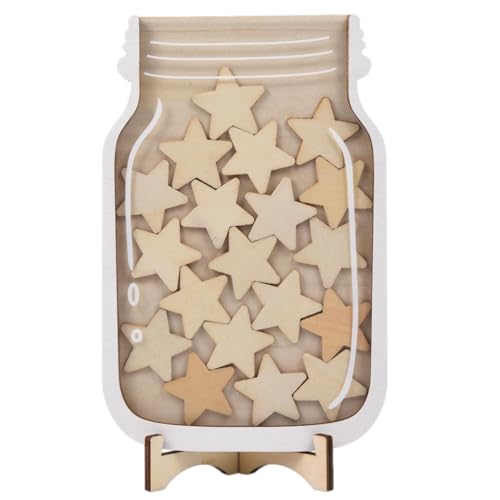 YRTUOP Star Jar Belohnung, Klassenbelohnungsglas | Stern- und Dinosaurier-Pinnwand-Diagramm | 25-teiliges Diagramm für positives Verhalten und Belohnungssystem für Gläser, Tools für das von YRTUOP
