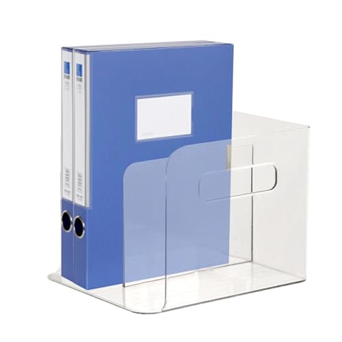 YRTUOP Zeitschriftenhalter, Acryl Aktenhalter transparent Aktenordner Organizer Stehsammler Schreibtisch Organizer Bürobedarf für School Offices, 19.8x18.3x15.3cm YRTUOP Zeitschriftenhalter, Acryl Aktenhalter transparent Aktenordner Organizer Stehsammler Schreibtisch Organizer Bürobedarf für School Offices, 19.8x18.3x15.3cm von YRTUOP