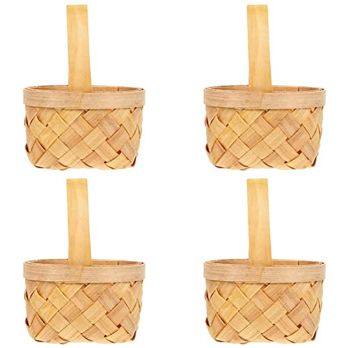 YSBRYD 4 StüCke Mini Gewebter Korb mit Hochzeit BlumenmäDchen Korb SüßIgkeiten Schokolade Geschenk Kasten Hochzeitsgeschenk YSBRYD 4 StüCke Mini Gewebter Korb mit Hochzeit BlumenmäDchen Korb SüßIgkeiten Schokolade Geschenk Kasten Hochzeitsgeschenk von YSBRYD