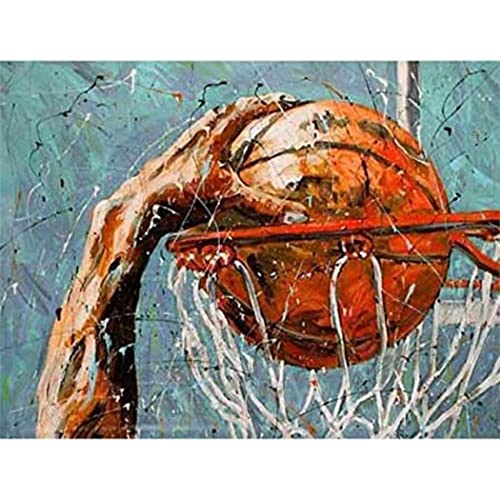 YSCOLOR Malen nach Zahlen Kit, Basketball, Nordisch, Erwachsene, Teenager, Kind, Mittelgroß (40x50 cm), Acryl, nicht faltbar YSCOLOR Malen nach Zahlen Kit, Basketball, Nordisch, Erwachsene, Teenager, Kind, Mittelgroß (40x50 cm), Acryl, nicht faltbar von YSCOLOR