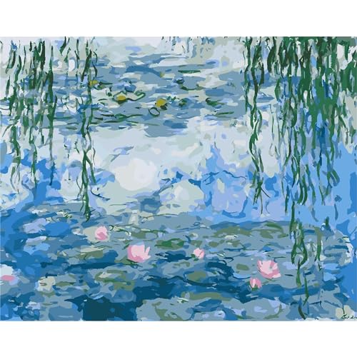 Malen Nach Zahlen Für Erwachsene Monet Seerose Diy Leinwand Ölgemälde Kits Anfänger Zuhause Wanddekoration Geschenke 40X50cm Malen Nach Zahlen Für Erwachsene Monet Seerose Diy Leinwand Ölgemälde Kits Anfänger Zuhause Wanddekoration Geschenke 40X50cm von YSCOLOR