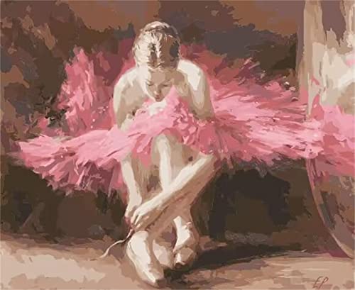 YSCOLOR Malen Nach Zahlen Kits Für Erwachsene Kinder Ballett Mädchen Zeichnen Auf Leinwand Heimdekoration Malen Nach Zahlen Portrait Diy Geschenk 40X50cm YSCOLOR Malen Nach Zahlen Kits Für Erwachsene Kinder Ballett Mädchen Zeichnen Auf Leinwand Heimdekoration Malen Nach Zahlen Portrait Diy Geschenk 40X50cm von YSCOLOR