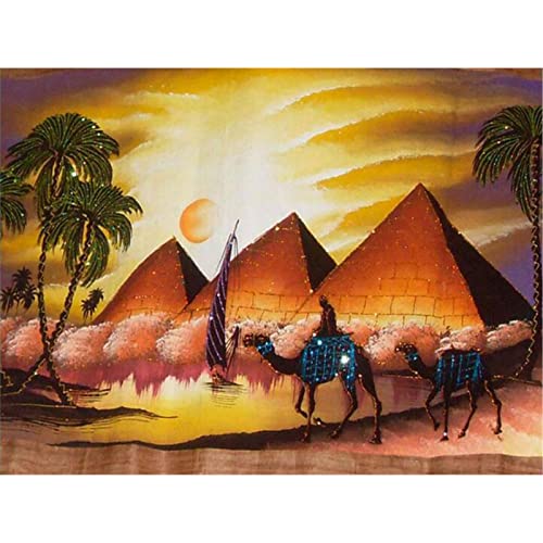 YSCOLOR Diamant Painting 5D DIY Runde Bohrer Diamant Malerei Landschaft Ägypten Pyramide Kreuzstich Mosaik Diamant Stickmuster Strass 30X40Cm YSCOLOR Diamant Painting 5D DIY Runde Bohrer Diamant Malerei Landschaft Ägypten Pyramide Kreuzstich Mosaik Diamant Stickmuster Strass 30X40Cm von YSCOLOR
