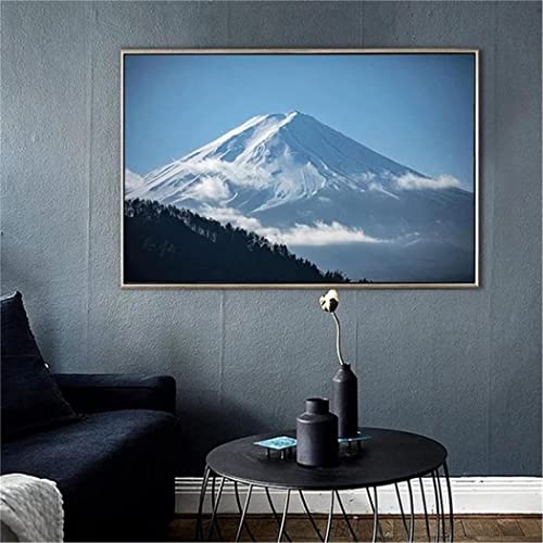 YSCOLOR Diamant Painting Diamant Malerei Kits Für Erwachsene Anfänger Round Drill Snow Mountain Diy 5D Full Drill Diamond Art Z1488 30x40cm von YSCOLOR