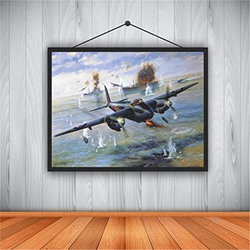 YSCOLOR Diamant Painting Diy 5D Diamant Malerei Kits Full Drill Strass Diamant Stickerei Diamond Arts Aircraft Rundbohrer 30x40cm von YSCOLOR