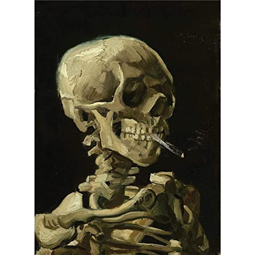 YSCOLOR Diamant Painting Diy 5D Totenkopf Mit Zigarette Vincent Van Gogh Diamant Malerei Kits Für Erwachsene Und Kinder Arts Full Round Drill Malen Nach Zahlen Arts Pictures 30x40cm YSCOLOR Diamant Painting Diy 5D Totenkopf Mit Zigarette Vincent Van Gogh Diamant Malerei Kits Für Erwachsene Und Kinder Arts Full Round Drill Malen Nach Zahlen Arts Pictures 30x40cm von YSCOLOR