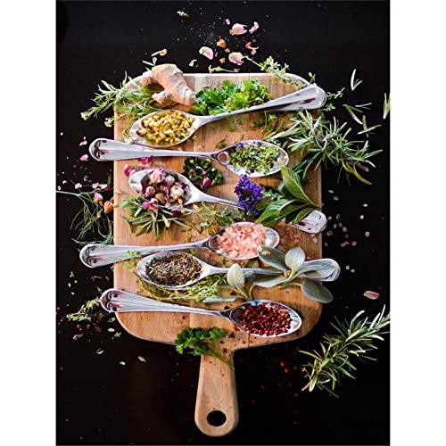 YSCOLOR Diamantmalerei, rundes Gemälde, komplett, Diamant-Abdeckung, für Küche, 3D, Stickerei, Kreuzstich, Küche, Schlafzimmer, Dekoration, 30 x 40 cm YSCOLOR Diamantmalerei, rundes Gemälde, komplett, Diamant-Abdeckung, für Küche, 3D, Stickerei, Kreuzstich, Küche, Schlafzimmer, Dekoration, 30 x 40 cm von YSCOLOR