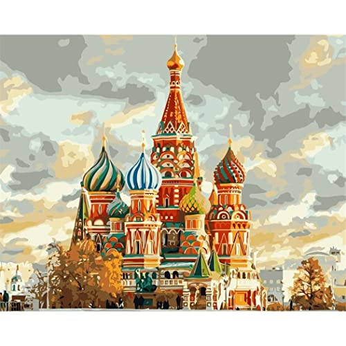 YSCOLOR Diy Ölgemälde Nach Zahlen Kits Moskauer Dom Faltenfrei Gerollte Leinwand Diy Ölgemälde Nach Zahlen Für Erwachsene Malen Nach Zahlen Kindergeschenke 40X50cm YSCOLOR Diy Ölgemälde Nach Zahlen Kits Moskauer Dom Faltenfrei Gerollte Leinwand Diy Ölgemälde Nach Zahlen Für Erwachsene Malen Nach Zahlen Kindergeschenke 40X50cm von YSCOLOR