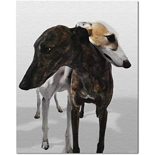 YSCOLOR Malen Nach Zahlen Für Erwachsene Windhund Haustier Hund Tier Malen Nach Zahlen Kit Auf Leinwand Für Anfänger 40X50cm YSCOLOR Malen Nach Zahlen Für Erwachsene Windhund Haustier Hund Tier Malen Nach Zahlen Kit Auf Leinwand Für Anfänger 40X50cm von YSCOLOR
