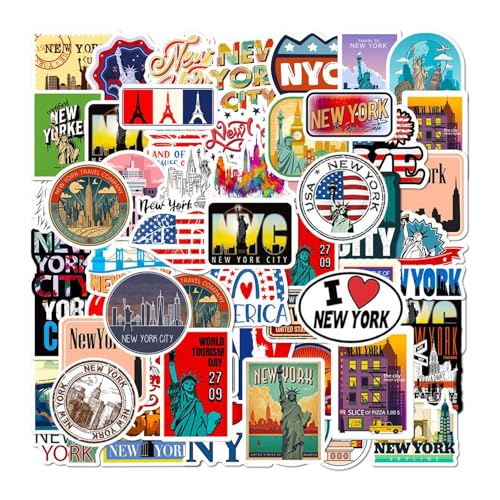 100 New Yorker Graffiti -Aufkleber, Kreative Dekorative Aufkleber, Personalisierte Wanddekorationen, Modische Aufkleber, DIY -Handgefertigte Accessoires. von YSDYY