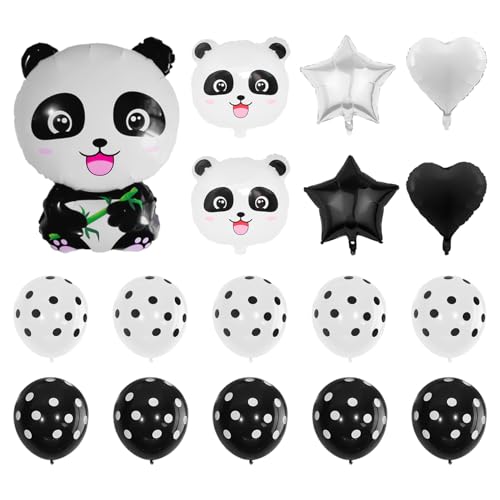 YSDYY 17 Stücke Von Panda -Themenballons, Tierpartydekorationen, Party -Ballon -Sets, Arrangements Im Cartoon -Stil, Niedliche Dekorationsbedarf. YSDYY 17 Stücke Von Panda -Themenballons, Tierpartydekorationen, Party -Ballon -Sets, Arrangements Im Cartoon -Stil, Niedliche Dekorationsbedarf. von YSDYY