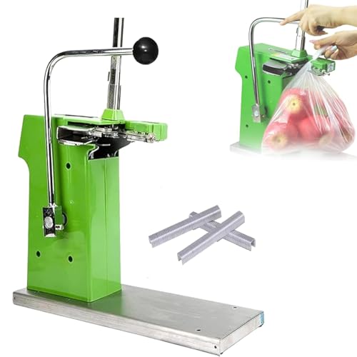 YSFW Manuelle U-förmige Clipmaschine, Heftgerät Zum Versiegeln Von Lebensmittelverpackungen Mit 2000 Heftklammern, Druck Einstellbar, Gute Versiegelung Und Kein Nagelstau, Für Supermärkte YSFW Manuelle U-förmige Clipmaschine, Heftgerät Zum Versiegeln Von Lebensmittelverpackungen Mit 2000 Heftklammern, Druck Einstellbar, Gute Versiegelung Und Kein Nagelstau, Für Supermärkte von YSFW