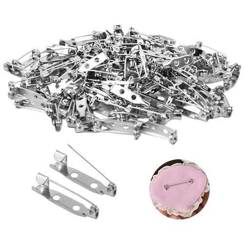 100 Stück Broschennadeln 25mm Broschennadel Sicherheitsnadel Broschennadeln Sicherheitsnadeln für Schmuck Handarbeit DIY Anstecknadel für Schmuck, Silber Anstecknadeln 100 Stück Broschennadeln 25mm Broschennadel Sicherheitsnadel Broschennadeln Sicherheitsnadeln für Schmuck Handarbeit DIY Anstecknadel für Schmuck, Silber Anstecknadeln von YSHODGU