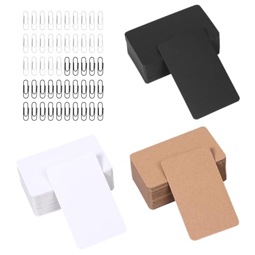 300 Stück Leere Pappe Und 50 Stück Büroklammern, Diy-Kartenmaterial, Können Zur Herstellung Von Visitenkarten, Nachrichtenkarten, Lernkarten, Grußkarten Usw. Verwendet Werden. 300 Stück Leere Pappe Und 50 Stück Büroklammern, Diy-Kartenmaterial, Können Zur Herstellung Von Visitenkarten, Nachrichtenkarten, Lernkarten, Grußkarten Usw. Verwendet Werden. von YSJCHEBS