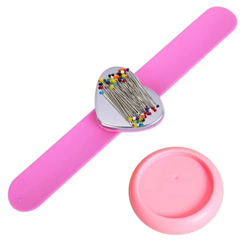 YSJCHEBS 1 Magnetisches Armband Und 1 Magnetische Nadelbox, Nähwerkzeug-Aufbewahrungsbox, Nähzubehör, Näh-Handgelenknadelkissen, Festes Nähnadelkissen YSJCHEBS 1 Magnetisches Armband Und 1 Magnetische Nadelbox, Nähwerkzeug-Aufbewahrungsbox, Nähzubehör, Näh-Handgelenknadelkissen, Festes Nähnadelkissen von YSJCHEBS