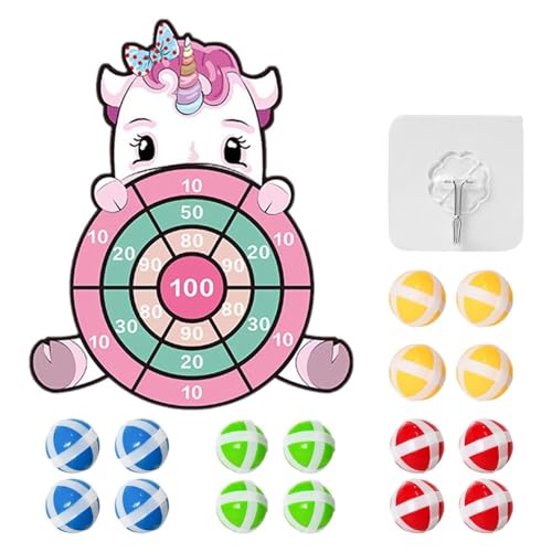 YSJCHEBS 1-Teiliges Wurfspielzeug Für Kinder, Kommt Mit 12 Klebrigen Bällen Und 1 Haken, Niedliches Cartoon-Spielzeug, Kreatives Spielzeug, Geschenk Für Mädchen von YSJCHEBS