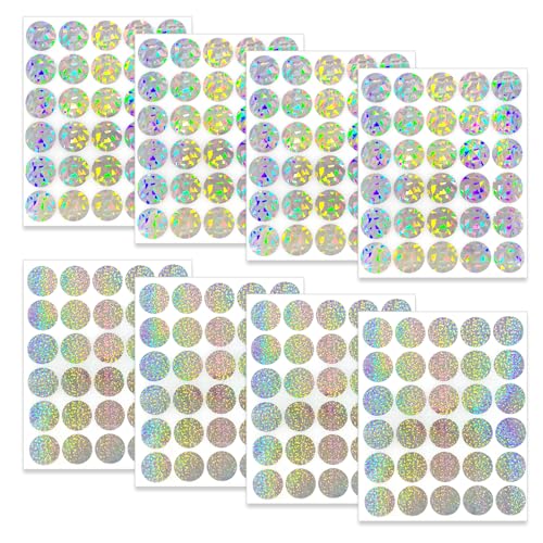 YSJCHEBS 240 Stück Runde Kratzaufkleber, Bunte Laser-Kratzaufkleber, Selbstklebende Kratzetiketten, Glitzernde Holografische Etiketten, Überraschungs-Kratzaufkleber, DIY-Etikettenaufkleber YSJCHEBS 240 Stück Runde Kratzaufkleber, Bunte Laser-Kratzaufkleber, Selbstklebende Kratzetiketten, Glitzernde Holografische Etiketten, Überraschungs-Kratzaufkleber, DIY-Etikettenaufkleber von YSJCHEBS