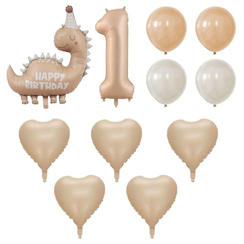 YSJCHEBS 6-Teiliges Set Karamell-Dinosaurier-Luftballons, 5-Teiliges 18-Zoll-Liebes-Karamell-Farbballon, Dinosaurier 1. Geburtstag, Dinosaurier-Luftballons 1. Geburtstag YSJCHEBS 6-Teiliges Set Karamell-Dinosaurier-Luftballons, 5-Teiliges 18-Zoll-Liebes-Karamell-Farbballon, Dinosaurier 1. Geburtstag, Dinosaurier-Luftballons 1. Geburtstag von YSJCHEBS