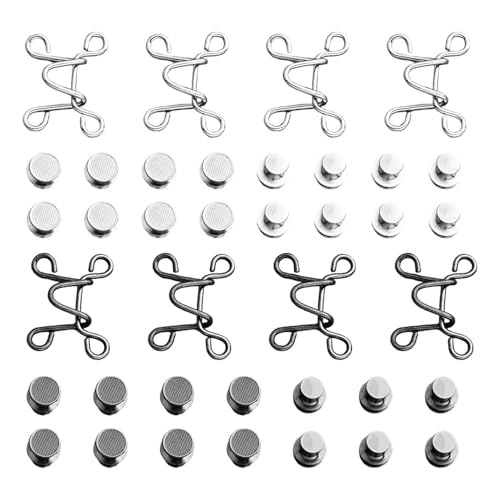 YSJCHEBS 8 Stück Taillenmieder, Nagelfreie Abnehmbare Knöpfe, Taillenmieder, Knöpfe Zur Taillenverstellung, Unisex-Taillenverschlussclips, Wiederverwendbare Knopfclips YSJCHEBS 8 Stück Taillenmieder, Nagelfreie Abnehmbare Knöpfe, Taillenmieder, Knöpfe Zur Taillenverstellung, Unisex-Taillenverschlussclips, Wiederverwendbare Knopfclips von YSJCHEBS